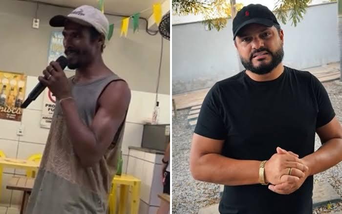 Da vulnerabilidade ao recomeço: empresário da música estende a mão a sem-teto em Fortaleza