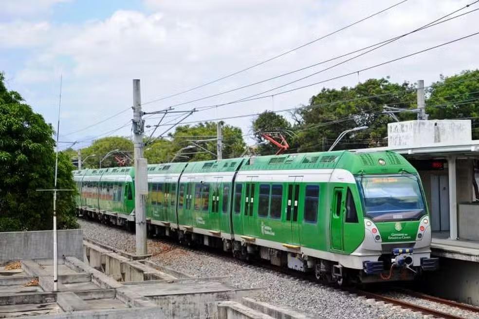 Linha Sul do metrô de Fortaleza é suspensa temporariamente após falha mecânica em trem
