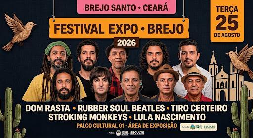 ExpoBrejo 2026 tem Noite do Rock e abertura da 55ª Vaquejada nesta terça-feira (25)