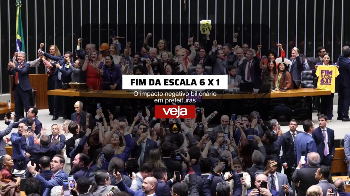 Fim da escala 6×1 provocaria impacto negativo bilionário em prefeituras, aponta estudo