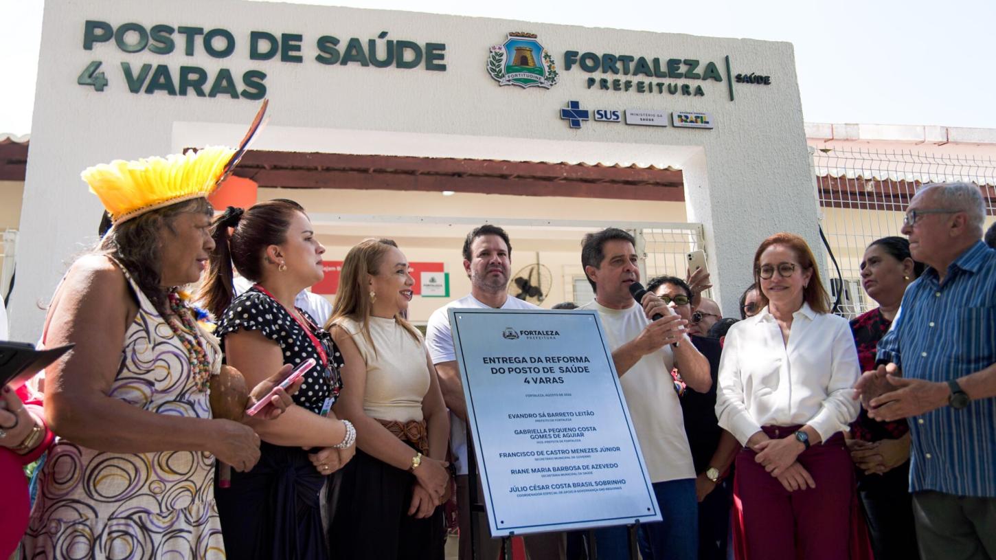 Fortaleza entrega Posto de Saúde 4 Varas na Barra do Ceará