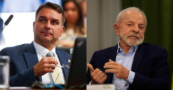 Lula chama Flávio de 'pior dos Bolsonaros' na estreia no rádio; senador aposta em economia e família