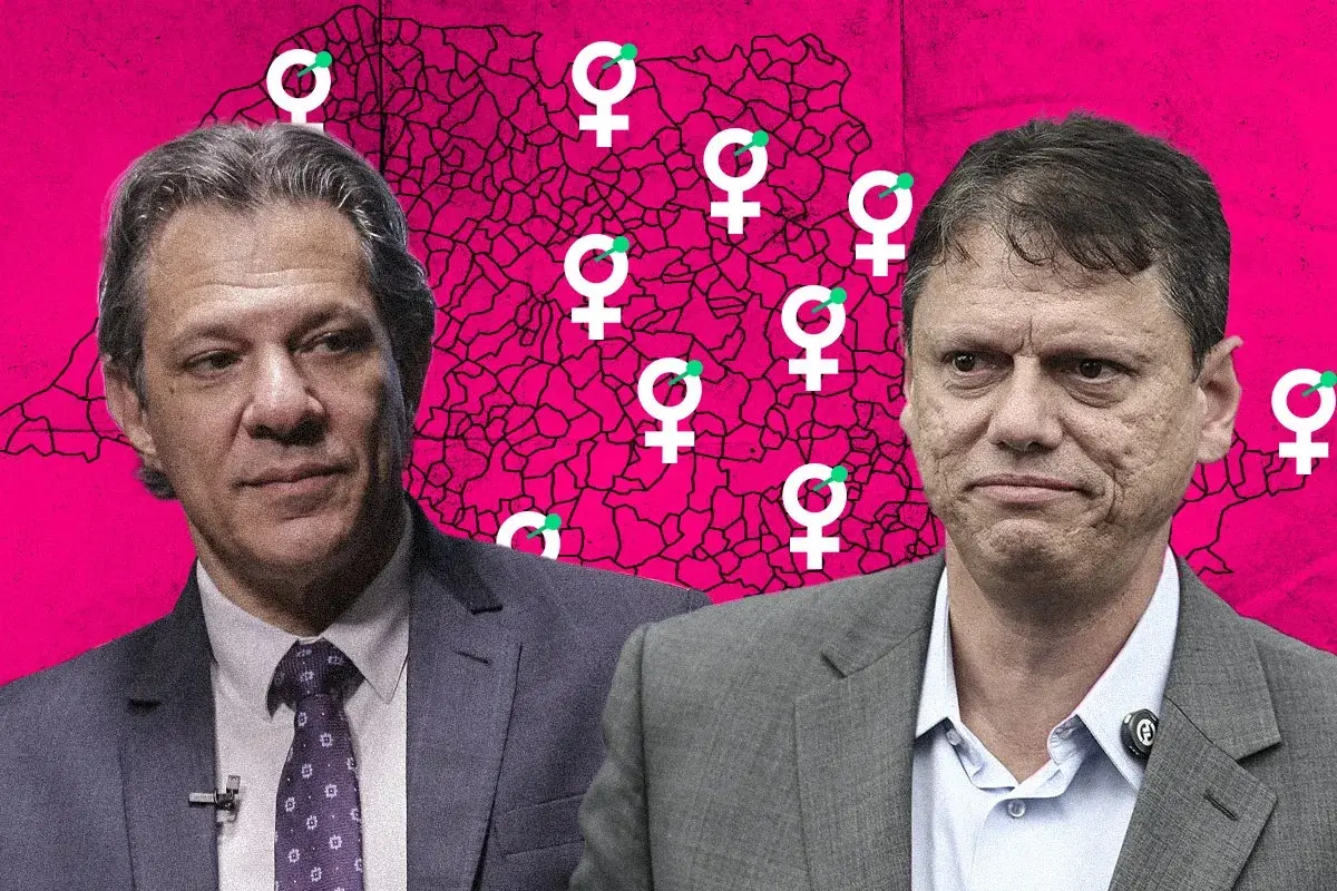 Tarcísio e Haddad miram mulheres em primeiro dia de campanha