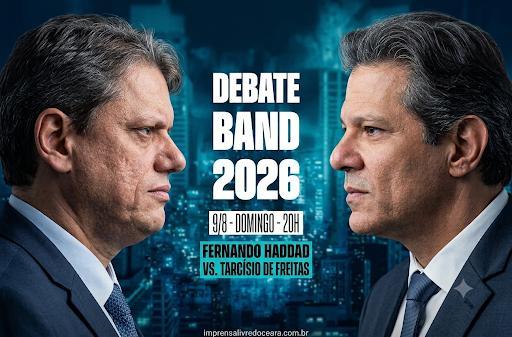 Tarcísio e Haddad vão a debate com cara de segundo turno