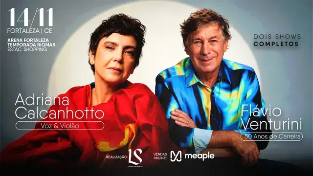 Adriana Calcanhotto traz show 'Voz & Violão' a Fortaleza