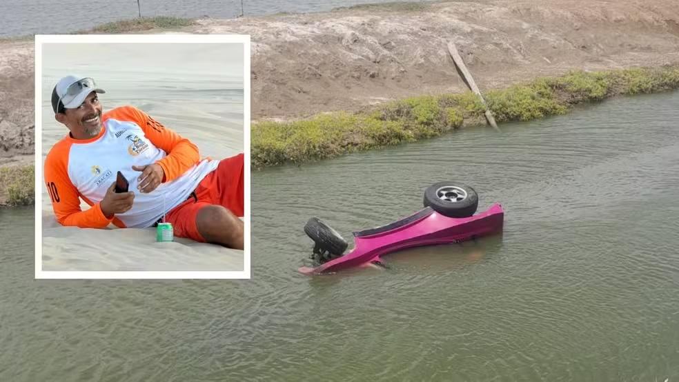 Buggy cai em canal e condutor é encontrado morto em Aracati, no litoral do Ceará
