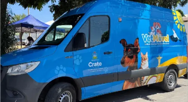 Cinco localidades do Crato recebem atendimentos do Vetmóvel nesta semana; confira