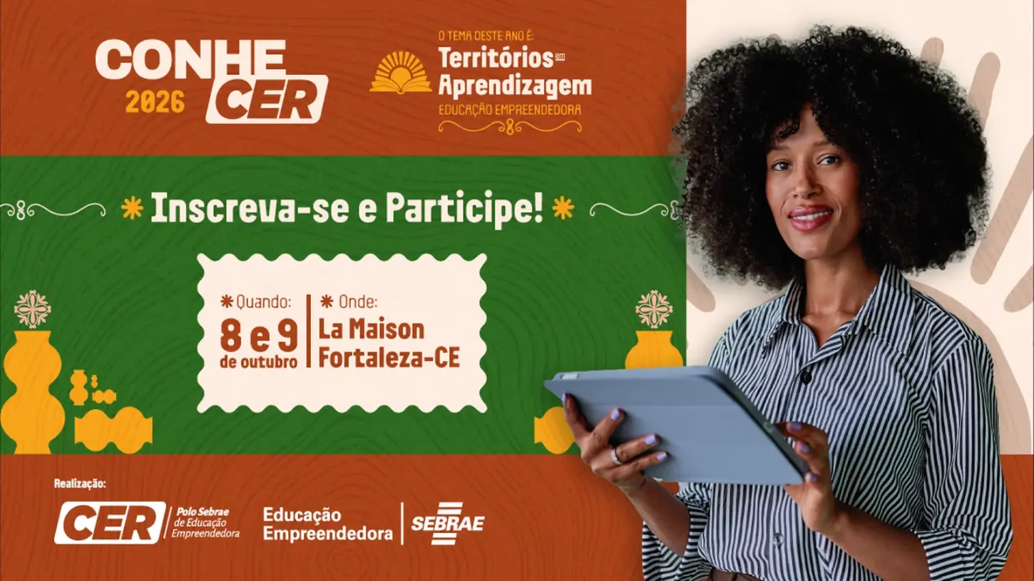 Educação empreendedora e aprendizagem territorial são destaques do ConheCER 2026