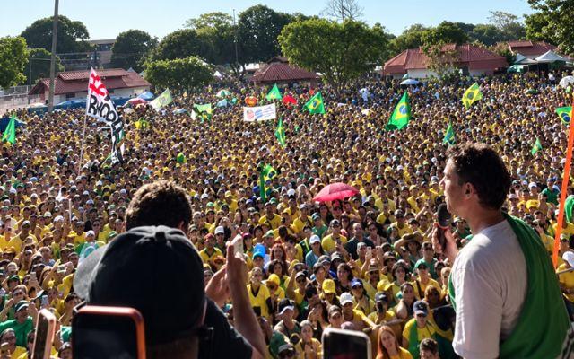 Nikolas reúne multidão em ato contra Alcolumbre no Amapá (veja o vídeo)