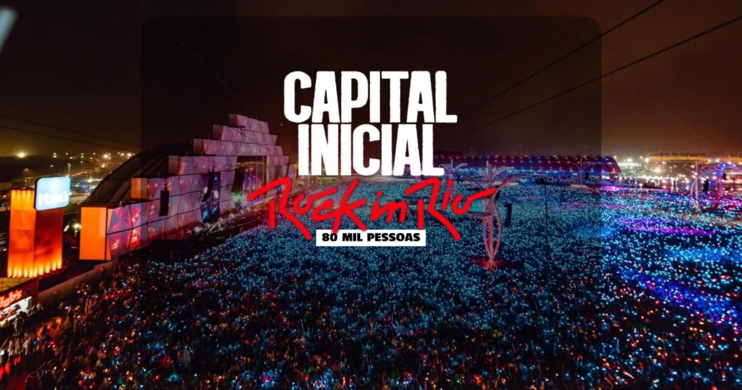 O Som de Uma Geração: Capital Inicial Une Dado Villa-Lobos e 80 Mil Vozes no Maior Show do Palco Sunset no Rock in Rio 2026