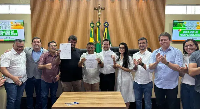 Ordem de serviço da nova sede da Câmara Municipal de Barbalha é assinada nesta segunda-feira (21)