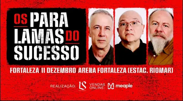 Os Paralamas do Sucesso : novo show na Arena Fortaleza