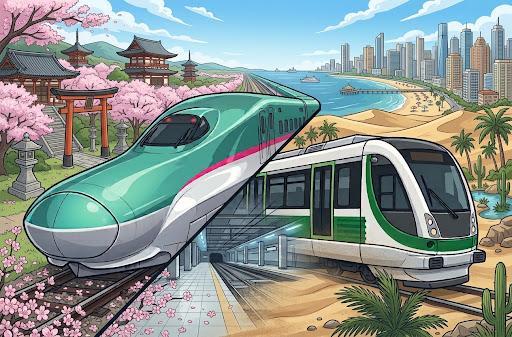 O Contraste Internacional: China e Japão