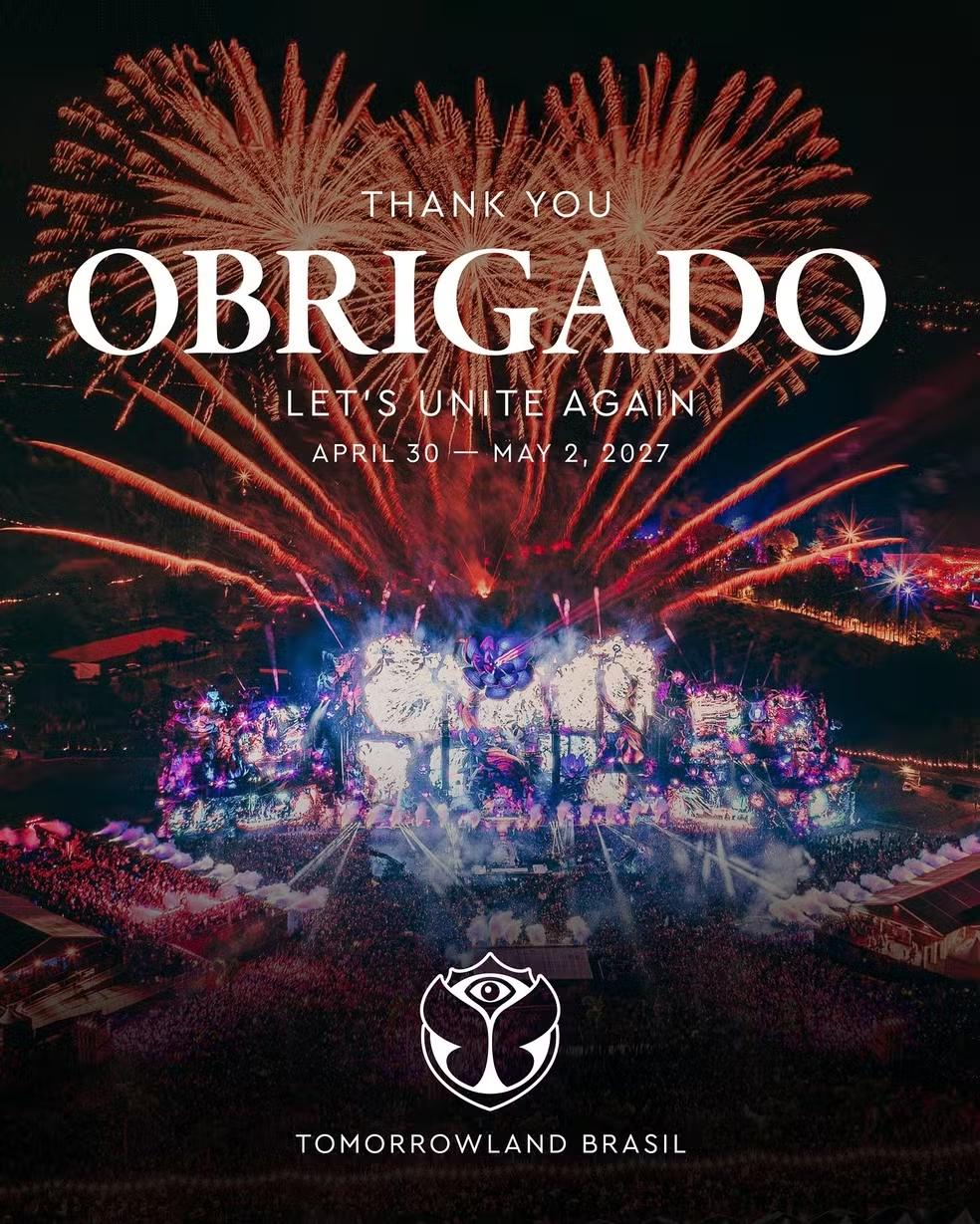 Tomorrowland Brasil 2027 (Divulgação)