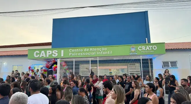 CAPS Infantil com investimento de R$ 1,4 milhão é inaugurado no Crato