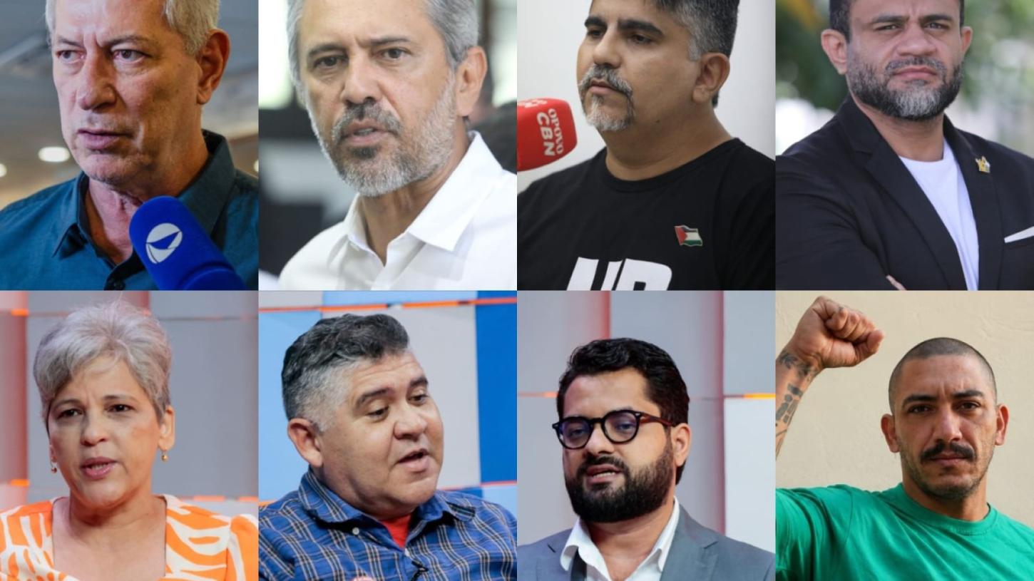 Confira a agenda dos candidatos ao Governo do Ceará nesta quinta-feira (1º)