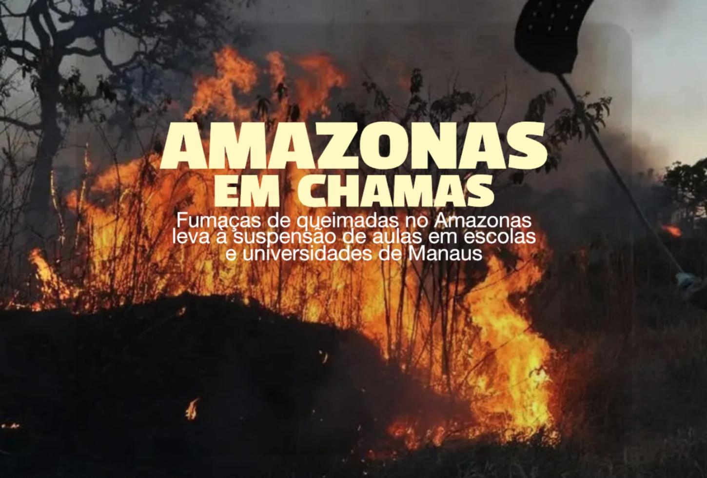 Fumaça encobre cidades e queimadas deixam rastro de destruição no Amazonas; veja vídeo