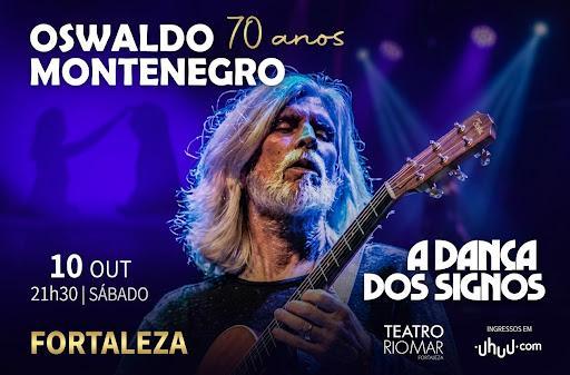 Oswaldo Montenegro celebra 70 anos e traz turnê 