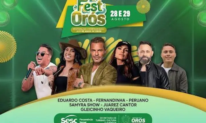 69 Anos de História: Fest Orós 2026 Abre Seus Festejos Nesta Sexta (28)