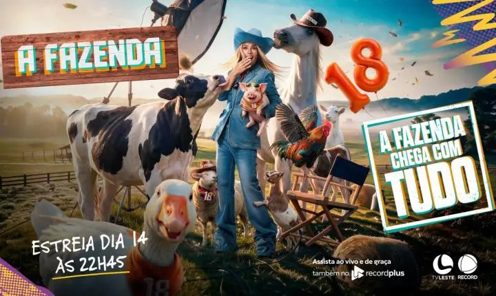 ‘A fazenda 18’ estreia hoje: veja tudo o que já sabemos sobre a nova temporada do reality