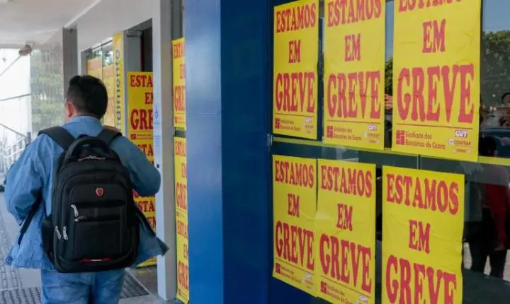 Bancários da Caixa e do Banco do Brasil iniciam greve nesta quinta (10), por tempo indeterminado no Ceará