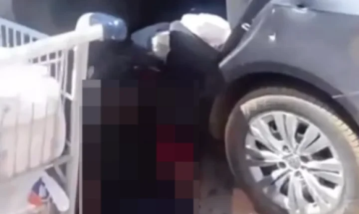 Casal é executado com mais de 20 tiros no estacionamento de supermercado em Missão Velha