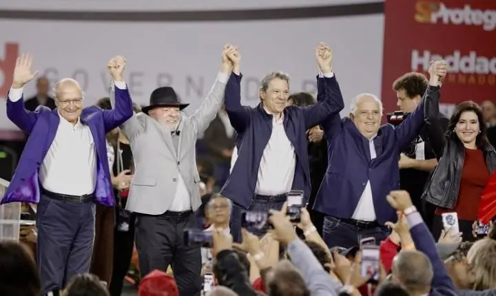 Com Lula e Alckmin, PT lança Haddad ao Governo de SP com acenos às mulheres e ataques a Tarcísio e Flávio