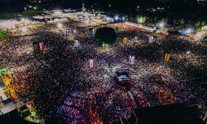 Festival Halleluya reúne multidão em noite de fé e música nesta quarta (22) em Fortaleza