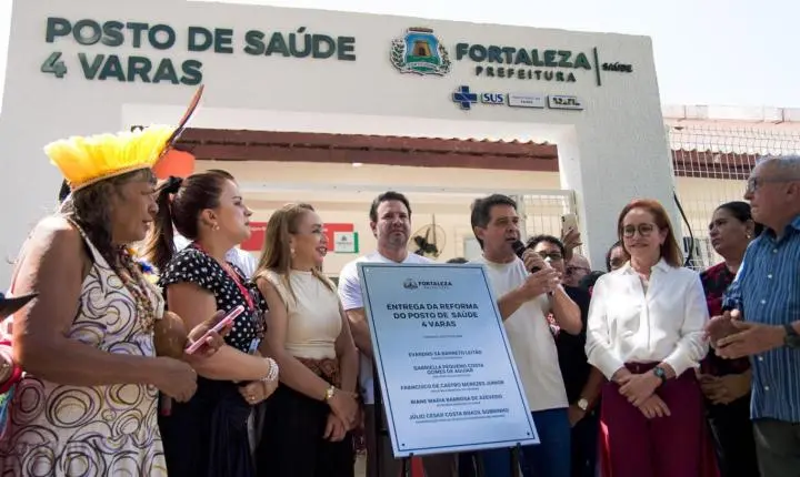 Fortaleza entrega Posto de Saúde 4 Varas na Barra do Ceará