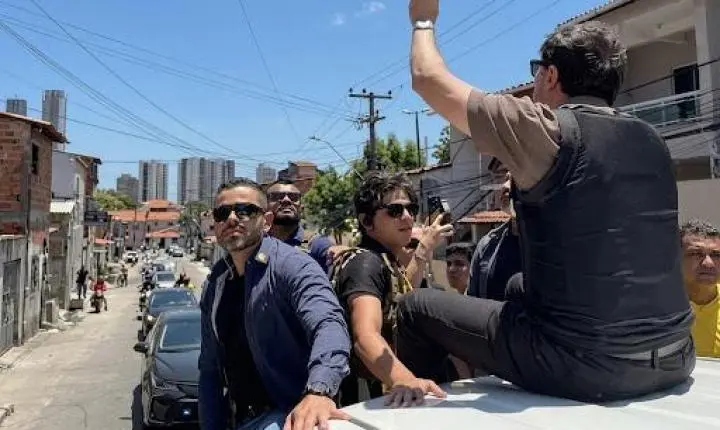 Guerra às facções: Renan Santos promete erradicar o crime organizado em ato neste domingo (06), em Fortaleza