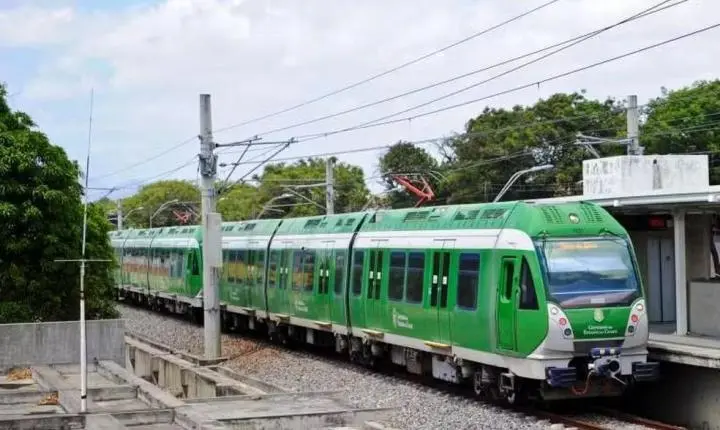 Linha Sul do metrô de Fortaleza é suspensa temporariamente após falha mecânica em trem
