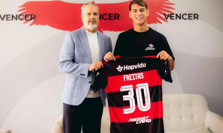 Mais um reforço: Flamengo anuncia Joaquín Freitas