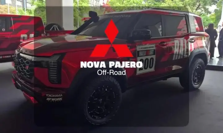 Novo Mitsubishi Pajero pode ganhar versão preparada para o off-road pela Ralliart   