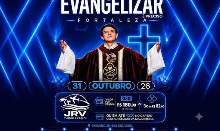 O XIX Evangelizar É Preciso Fortaleza acontecerá no sábado, 31 de outubro