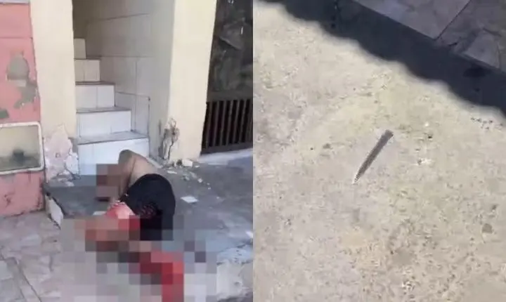 Policial de folga atira em filho que atacava pai com faca no interior do Ceará