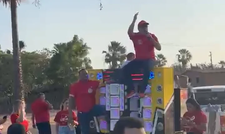 Prefeito de Itapipoca condiciona construção de estrada à eleição da esposa, que disputa vaga na Alece (veja o vídeo)