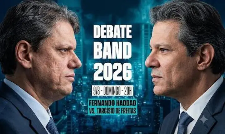 Tarcísio e Haddad vão a debate com cara de segundo turno