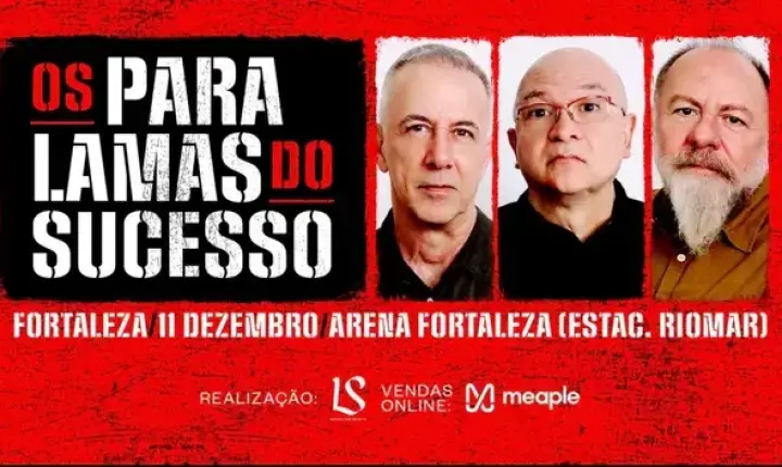 Os Paralamas do Sucesso : novo show na Arena Fortaleza