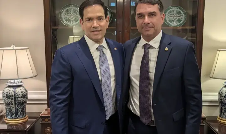 Rubio arquitetou fuga de Flávio Bolsonaro aos EUA, diz aliado de Trump