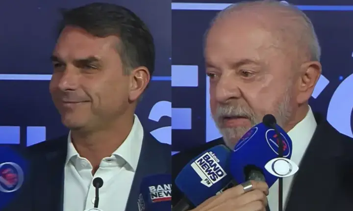 Flávio e Lula chegam para primeiro debate presidencial do 2º turno