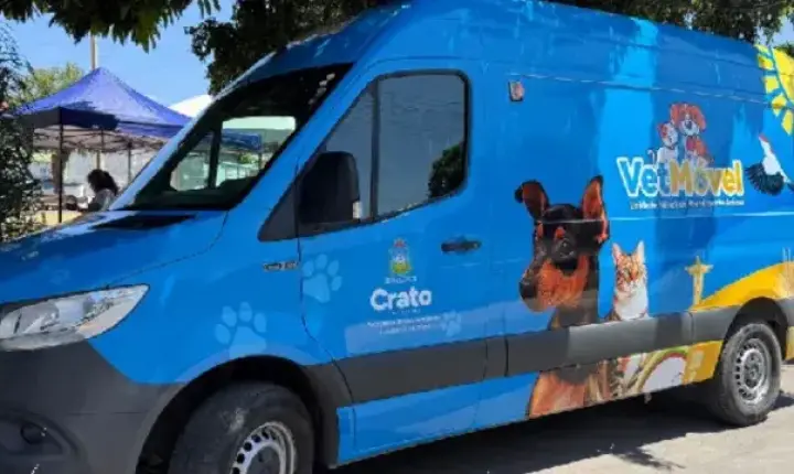 Cinco localidades do Crato recebem atendimentos do Vetmóvel nesta semana; confira