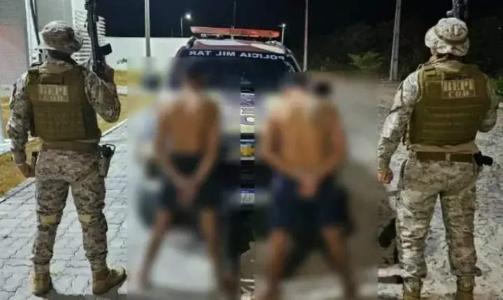 Dois homens são presos após tentativa de homicídio em Camocim